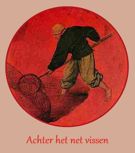 Achter het net vissen (Bruegel)