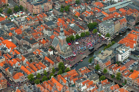 Waagplein, Alkmaar, luchtfoto