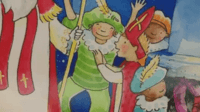 Sinterklaas en zijn Pietjes