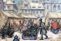 Anton Pieck - A Christmas Sled