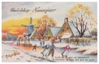 Gelukkig Nieuwjaar (Hollands wintertafereel)