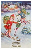 Gelukkig Nieuwjaar (skiërs)