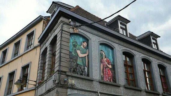 Art de rue partout dans la ville (Mons, Belgique)