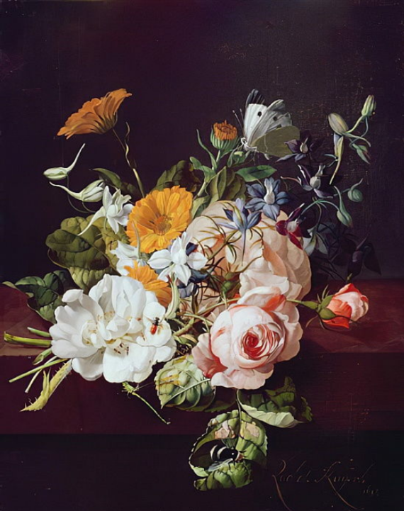 Rachel Ruysch (9), Flowers / Fleurs (1695)