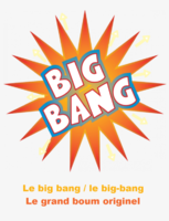 Le big(-)bang  [anglicisme] / Le grand boum originel