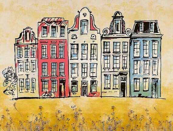 Amsterdamse huisjes, Arjen Roos