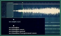 un sample [anglicisme] / échantillon (sonore, musical)