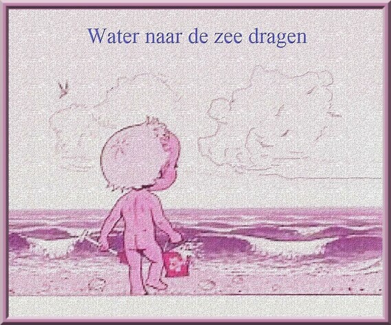 Water naar de zee dragen