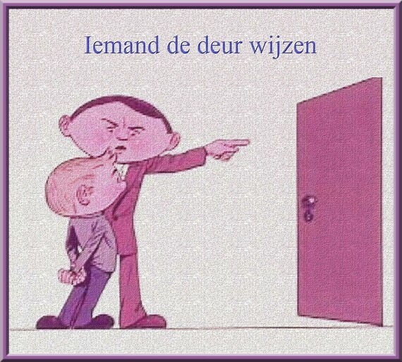 Iemand de deur wijzen