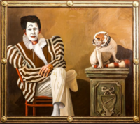 George Stanislaus van  Herwaarde, Pierrot met hondje