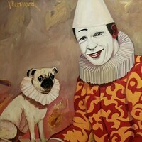 George Stanislaus van  Herwaarde, Pierrot met hond