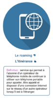 Le roaming [anglicisme] / L'itinérance