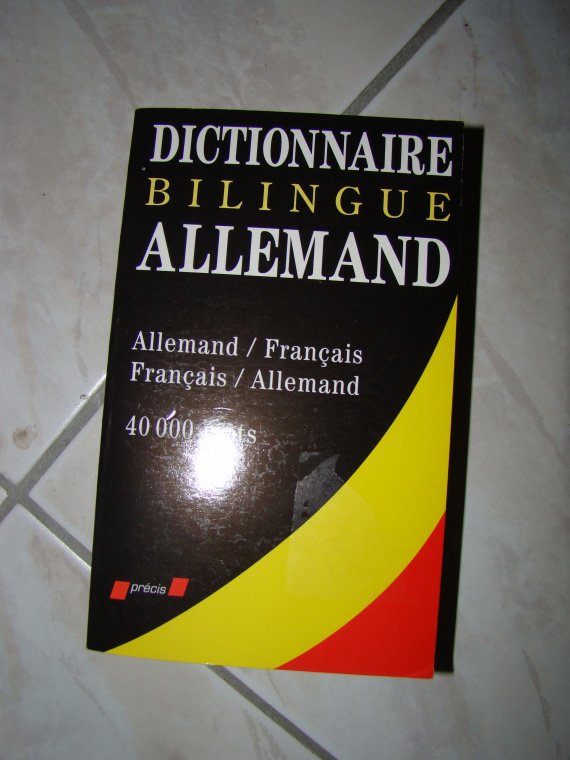dictionnaire bilingue allemand 5€