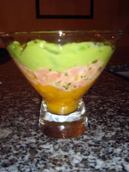 Verrines Saumon Mangue Avocat Art De La Table Forum Nutrition