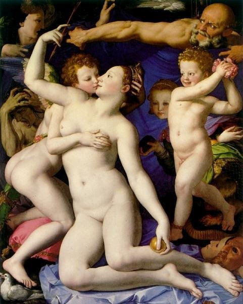 Bronzino Vénus et Cupidon