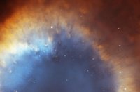 NGC 7293 - nébuleuse de l'Hélice (détail)