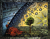 La forme du ciel - Camille Flammarion - 1888 - couleur
