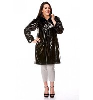 cire-impermeable-manteau-double-uni-noir-fantaisie-clou-pluie-femme-grande-taille-
