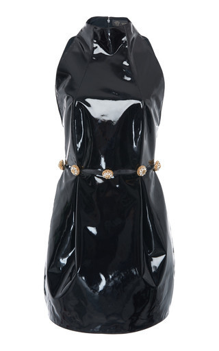 medium_versace-black-mock-neck-vinyl-mini-dress