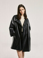 Double-breasted-Pu-Leather-Coat-positive-black