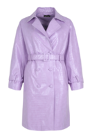 female-lilac-belted-croc-faux-leather-trench-coat