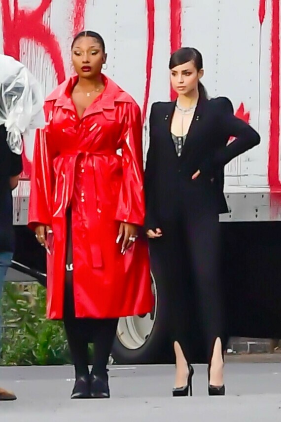 sofia-carson-and-megan-thee-stallion-on-the-set-of-revlon-commercial-in-new-york-10012020-66896fb