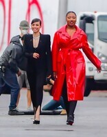 sofia-carson-and-megan-thee-stallion-on-the-set-of-revlon-commercial-in-new-york-10012020-4d32025