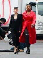 sofia-carson-and-megan-thee-stallion-on-the-set-of-revlon-commercial-in-new-york-10012020-91527dd