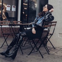 If-Chic-Vynil-Ganni-Jacket-and-Patent-Leather-OTK-Boots-1-of-11
