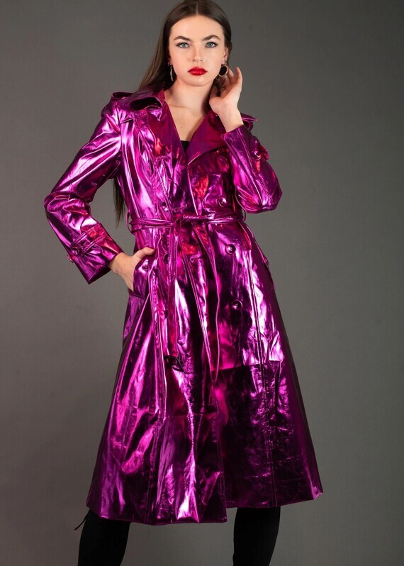 hot-pink-metallic-trench-outerwear-kate-hewko-968012