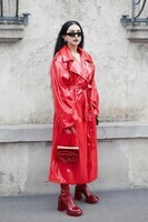 milan-italy-february-woman-red-rain-coat-diesel-bag-prada-fashion-show-milan-fashion-week-street-mil