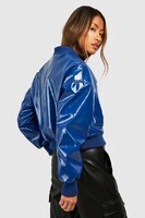 female-navy-vinyl-crop-faux-leather-bomber-jacket--
