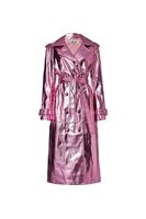 Lupe-Rose-Pink-Metallic-Leather-Trench