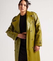 urban-bliss-green-leather-look-belted-trench-coat (2)