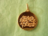 Médaille Neuve en Plaqué Or modèle Allah