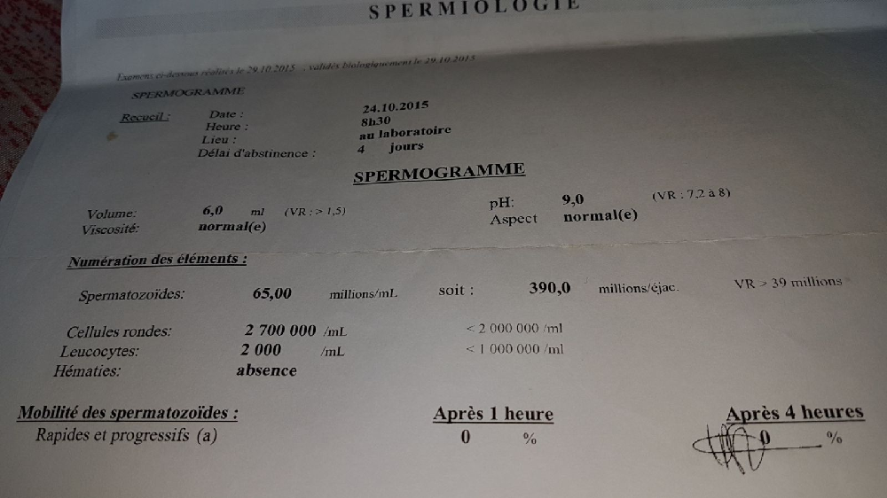 Spermogramme interprétation - PMA (Procréation médicalement assistée ...