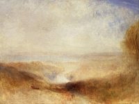 Rivière et baie dans le lointain ( W. Turner)
