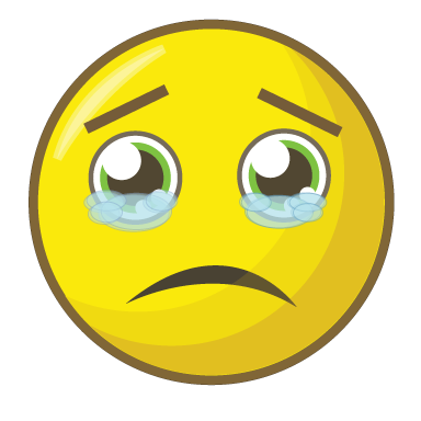 Résultat de recherche d'images pour "smiley triste"