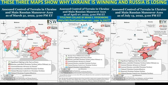 Terrain gagné par l'Ukraine pendant la guerre