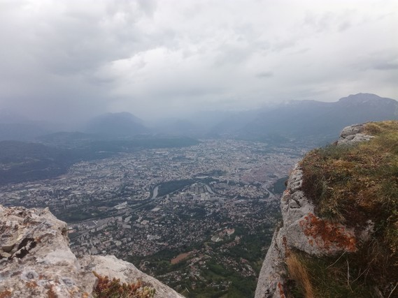 Grenoble, vue du fort St Eynard