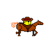 cheval cowboy