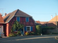 maison alsacienne aux couleurs exotiques