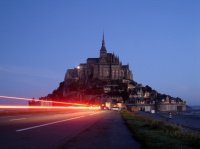 Crepuscule Mont Saint Michel