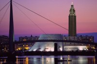 France - Le Havre by night