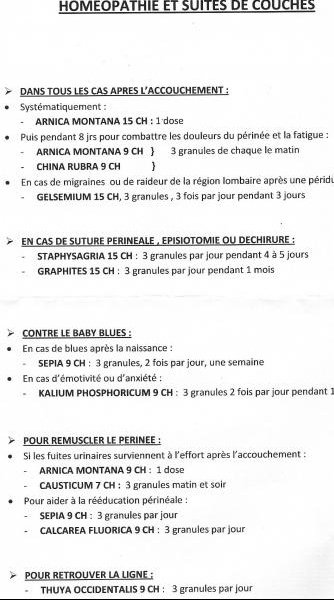 Homeopathie declenchement accouchement Homeopathie declenchement accouchement