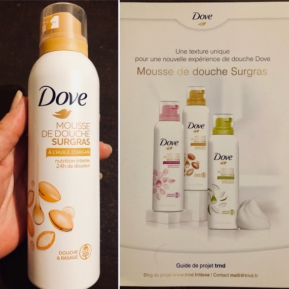 Mousse de douche surgras Dove