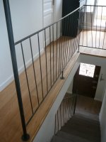 rampe d'escalier et garde-corps