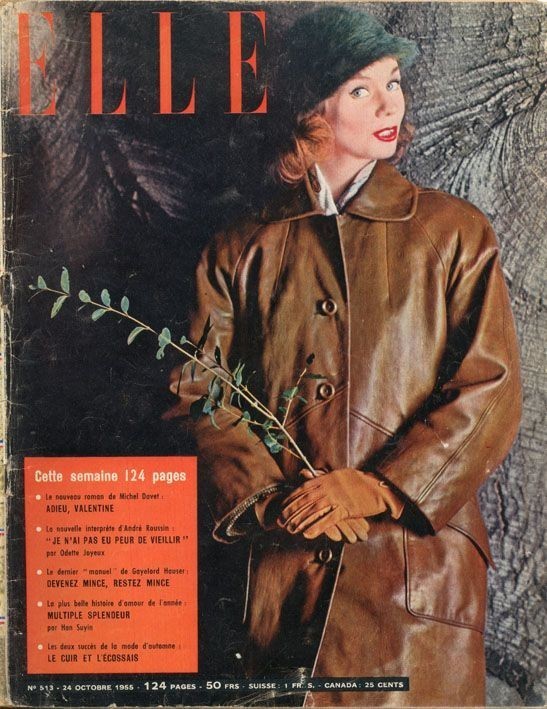 Magazine Elle - Octobre 1955