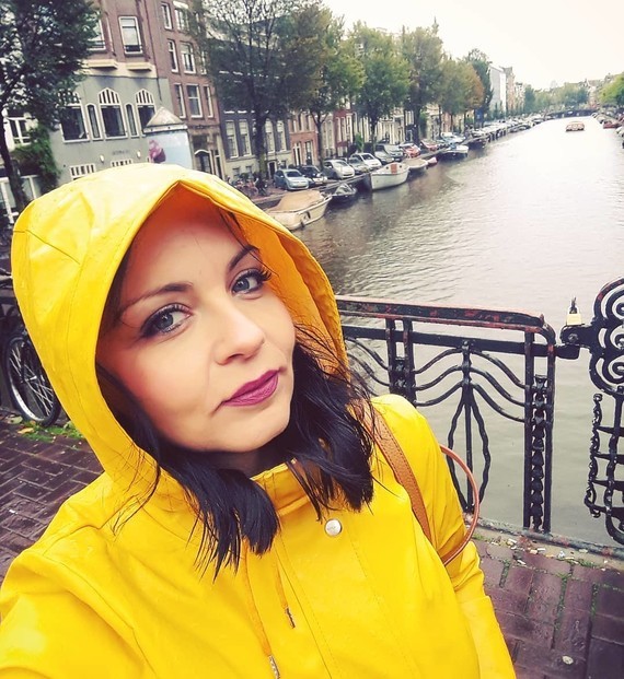 Selfie à Amsterdam.