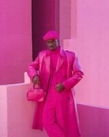 Man in pink.